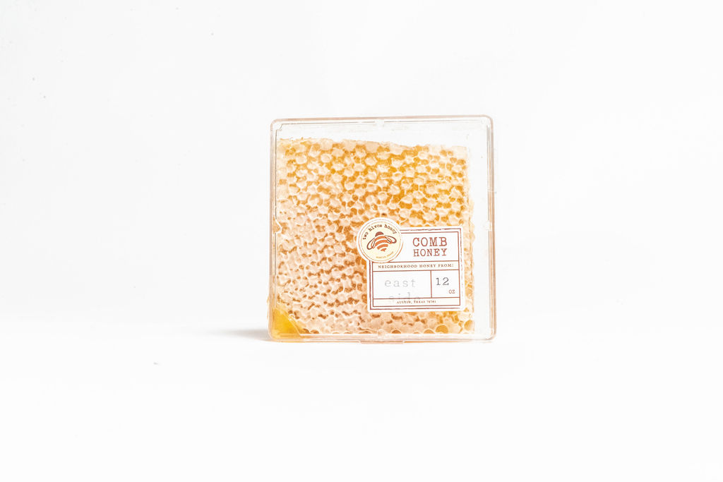 A square of comb honey