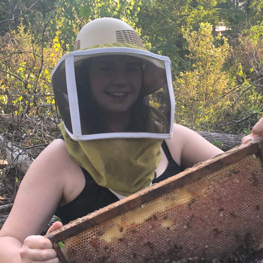 Beekeepr Megan from Two Hives Honey